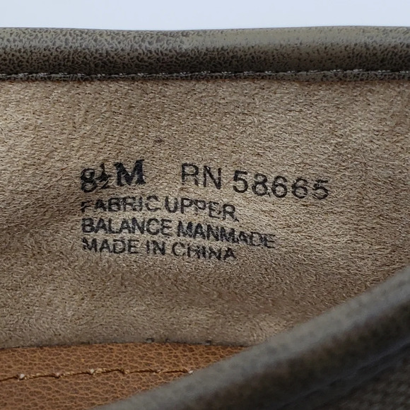 Tesori Bermuda Fab Khaki Lace Up Espadrilles Sneakers sz 8.5M Casual Comfort - Picture 8 of 10